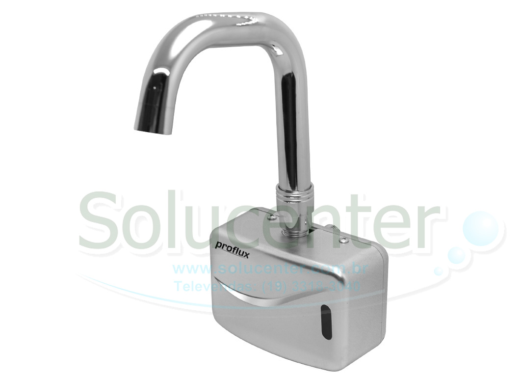Torneira com Sensor de Parede Bica Média Móvel Bivolt e Pilhas 51.243
