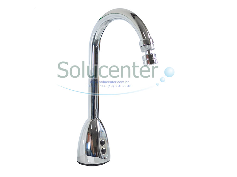 Torneira com Sensor Bivolt ou Pilhas Bica Fixa Clinica Nacional Garantia de até 5 anos