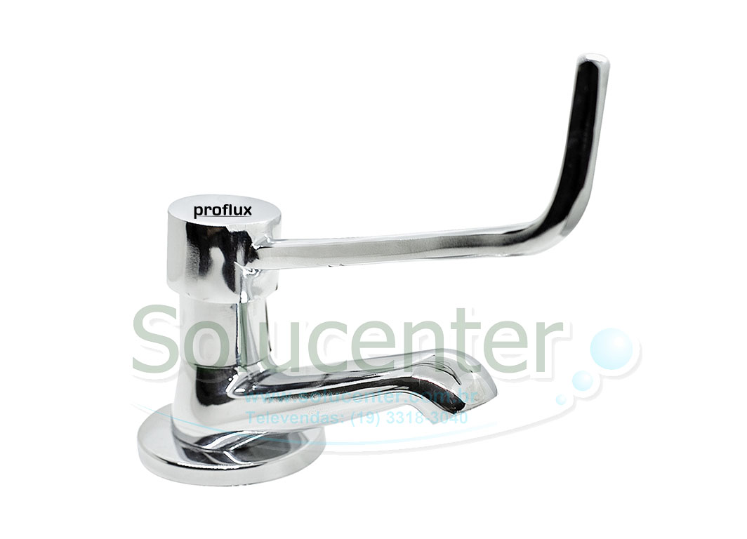 Torneira Banheiro Clinica Alavanca de Mesa Sem Arejador Proflux 51.352