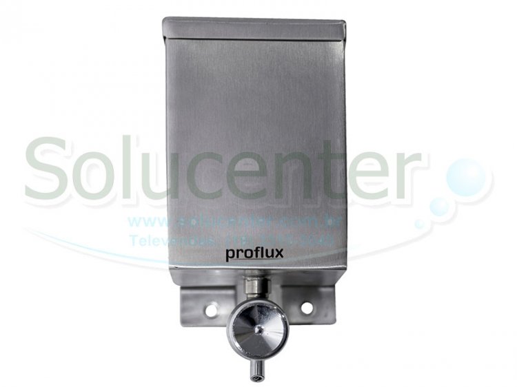 Saboneteira de pressão industrial Inox Industrial quadrada 500ml Proflux 51.061