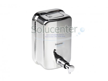 Saboneteira / Dispenser de Pressão Inox 0500ml s/ Visor (51.318)
